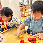 保育園のお迎えタイム/我如古園